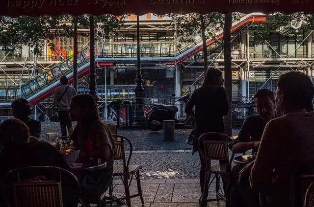 Das Zentrum der modernen Kunst von Georges Pompidou