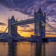 Tower Bridge in London, England. Free public domain CC0 photo.