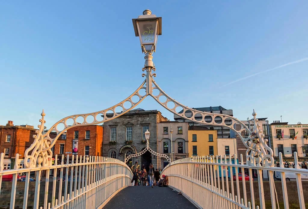 Die Brücke in Dublin