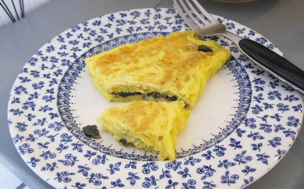 Omelette aux truffes