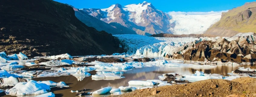 Vulkane und Gletscher in Island Vulkane und Gletscher in Island