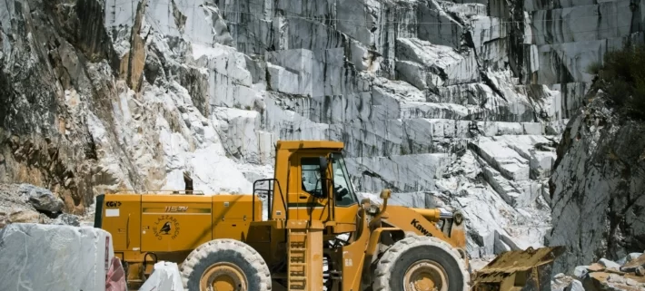 Carrara- und Colonnata-Marmor