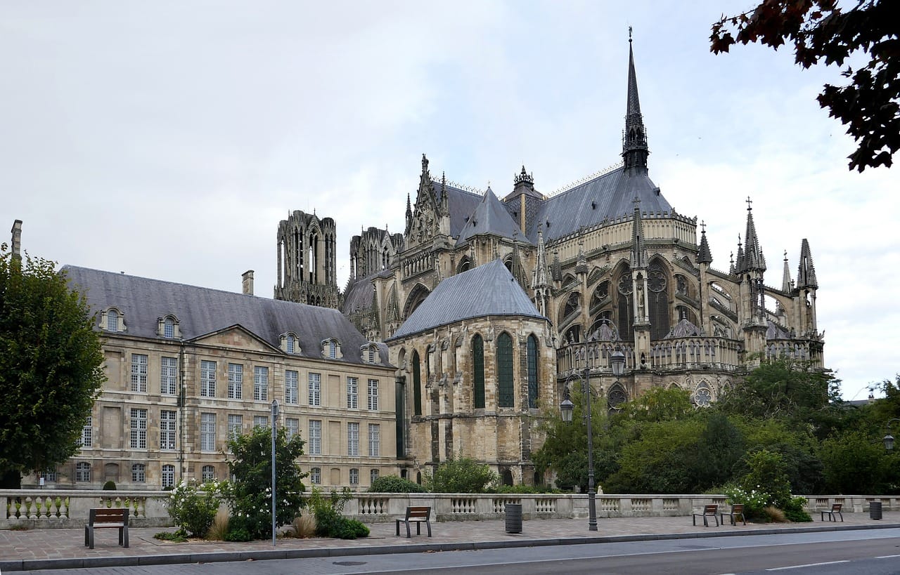 Der Brand in Notre-Dame de Reims