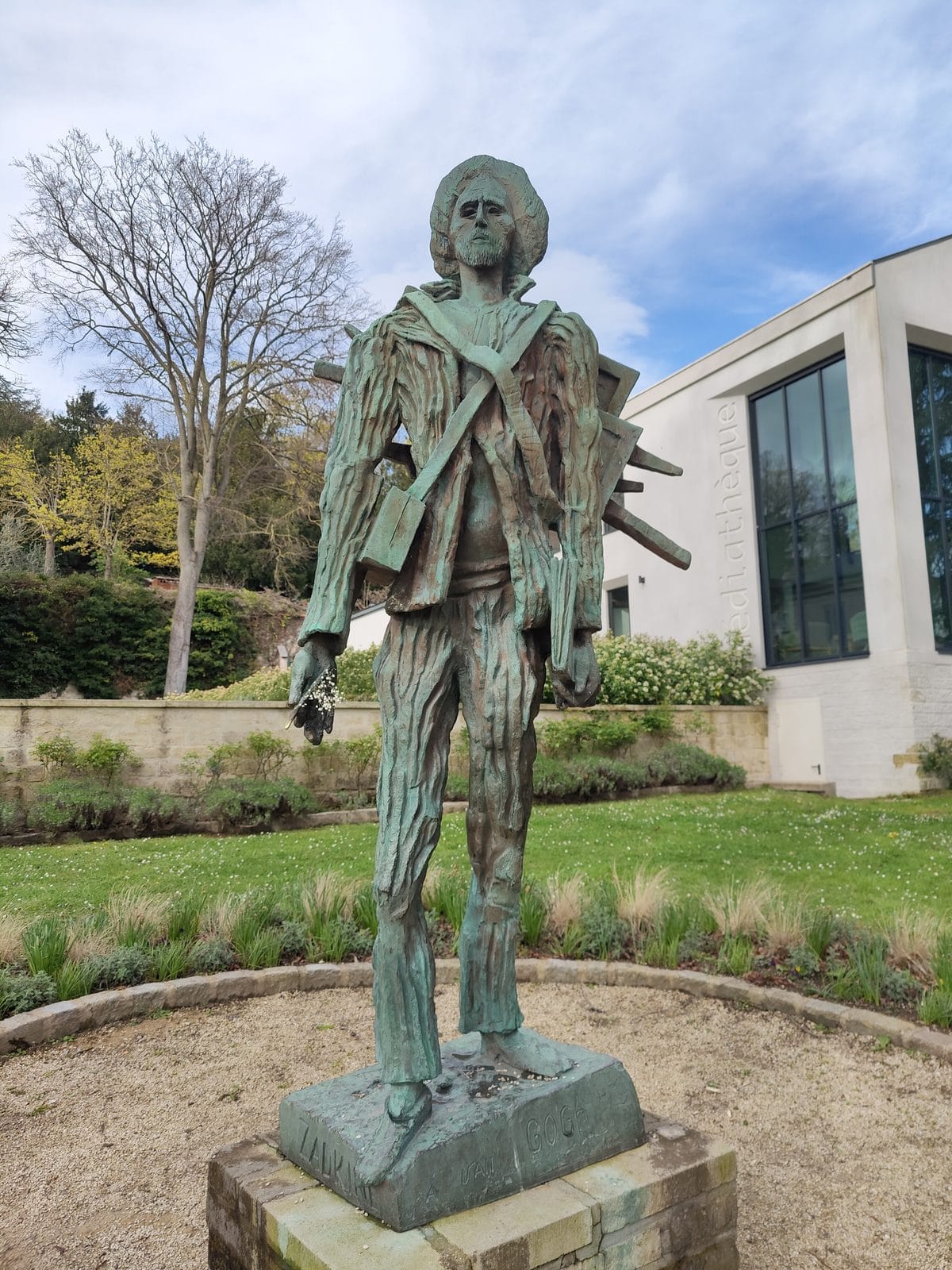 Das Van-Gogh-Denkmal im Parc Van Gogh in Auvers-sur-Oise