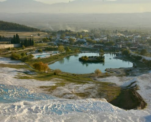 Die Thermalquellen von Pamukkale